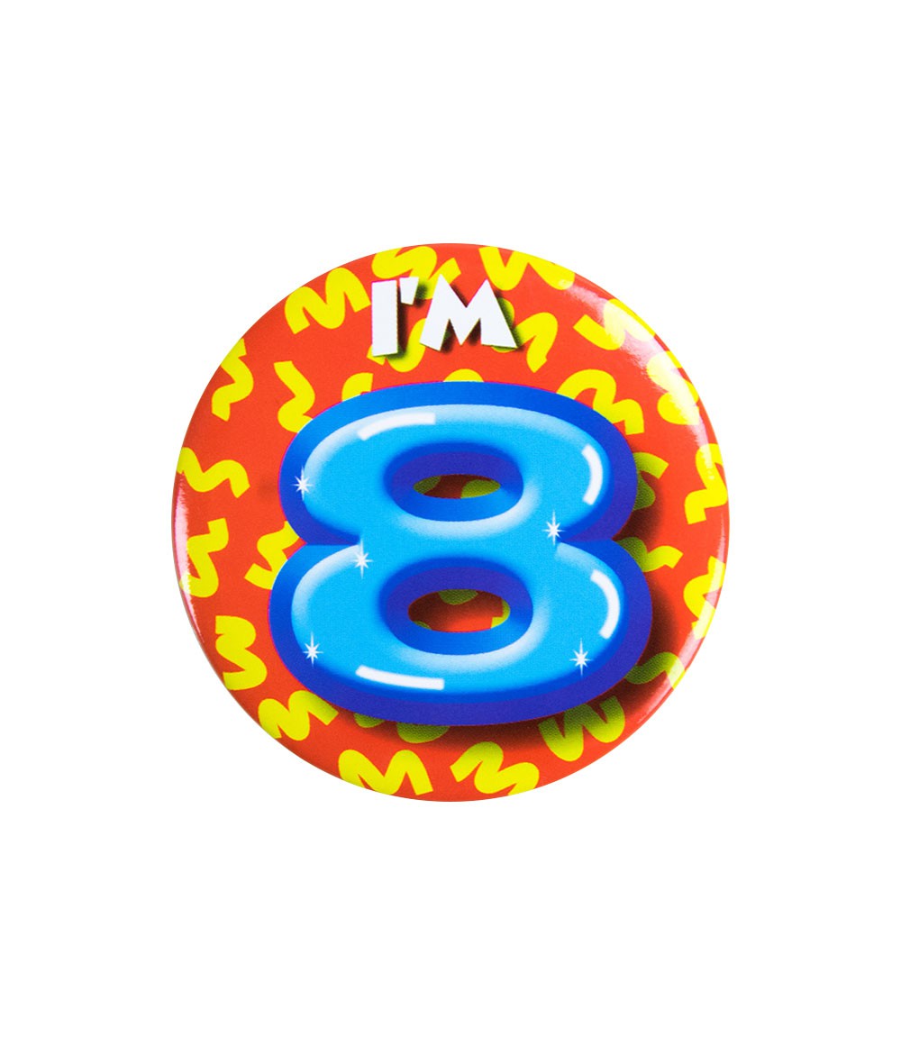Button 8 jaar