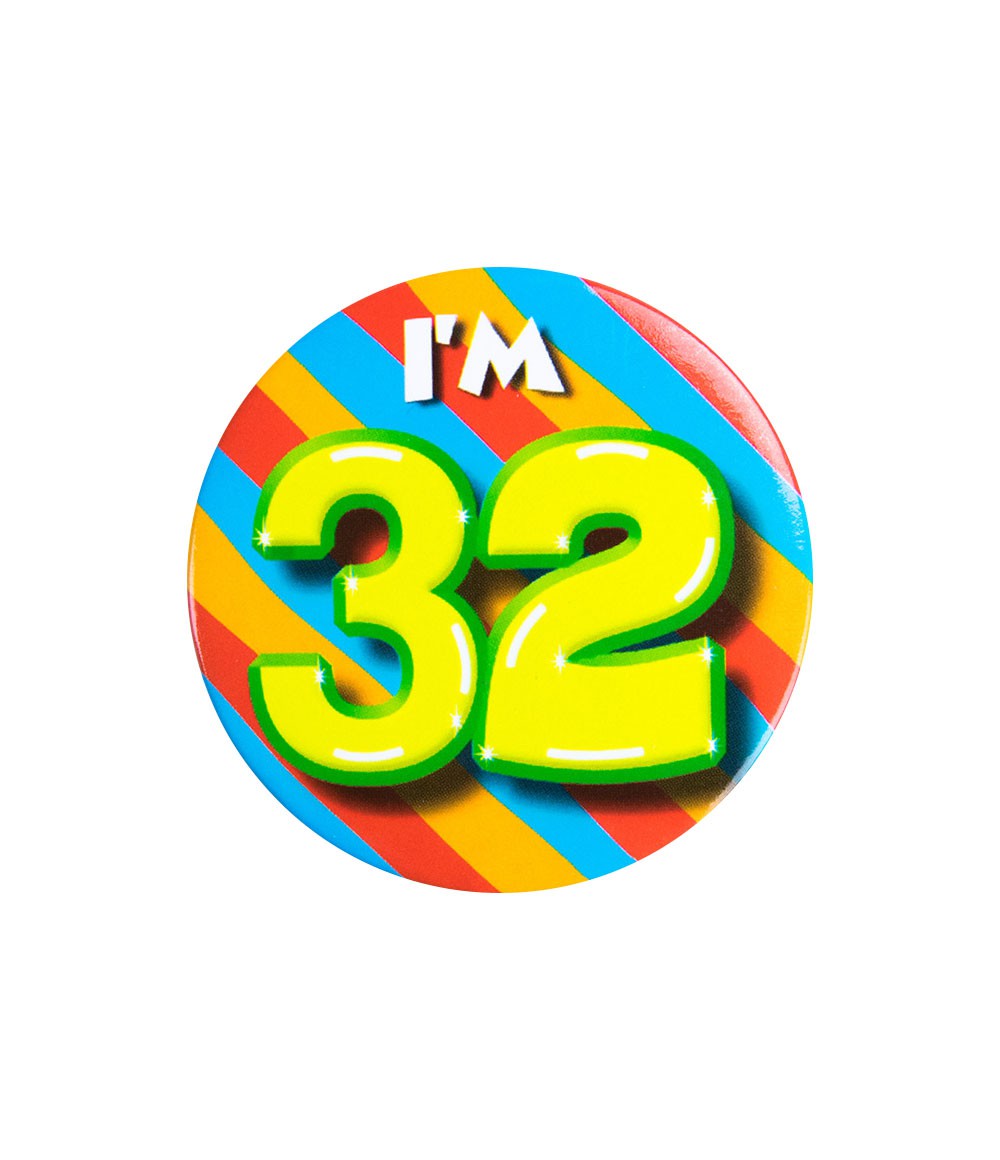 Button 32 jaar