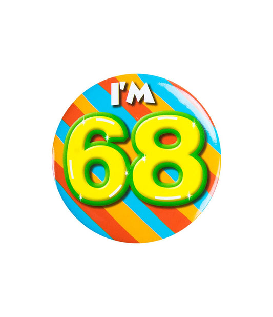 Button 68 jaar