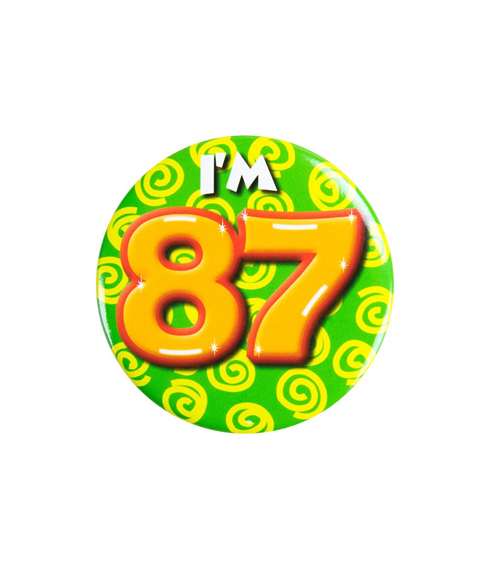 Button 87 jaar
