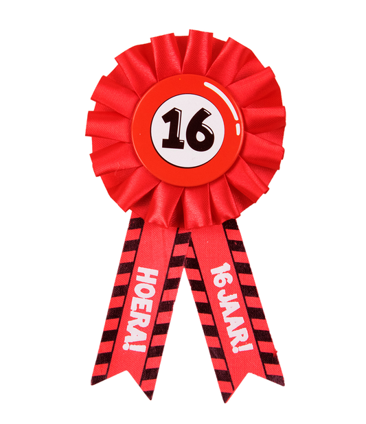 Party Rozet 16 jaar
