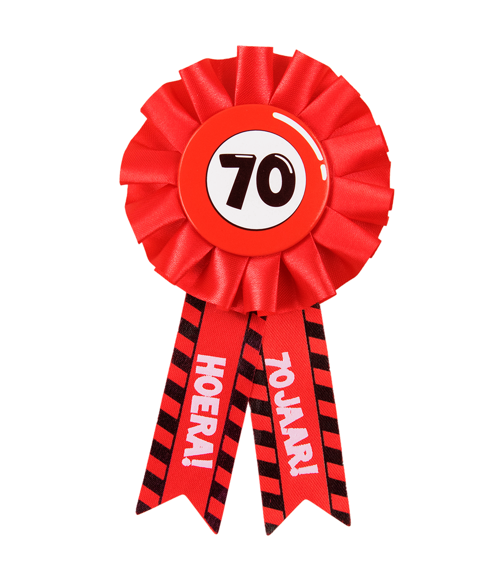 Party Rozet 70 jaar