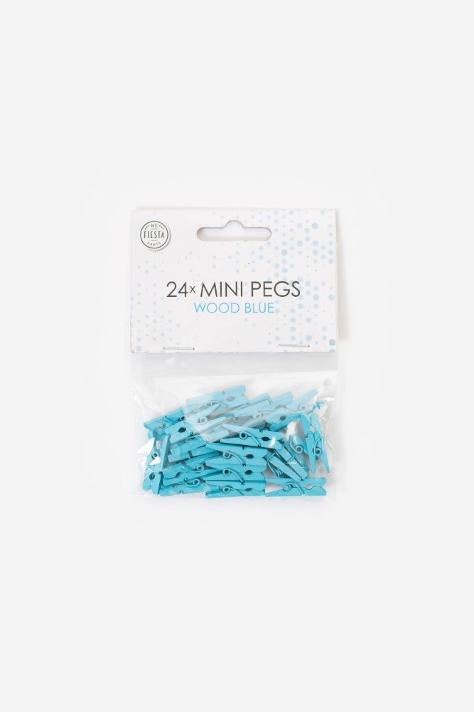 Mini Wasknijpers blauw