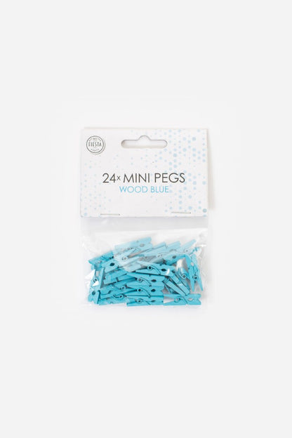 Mini Wasknijpers blauw