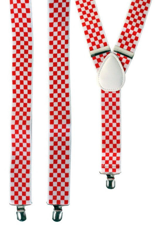 Bretels Rood Wit