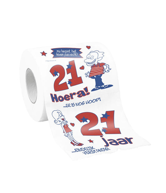 Toiletpapier 21 jaar