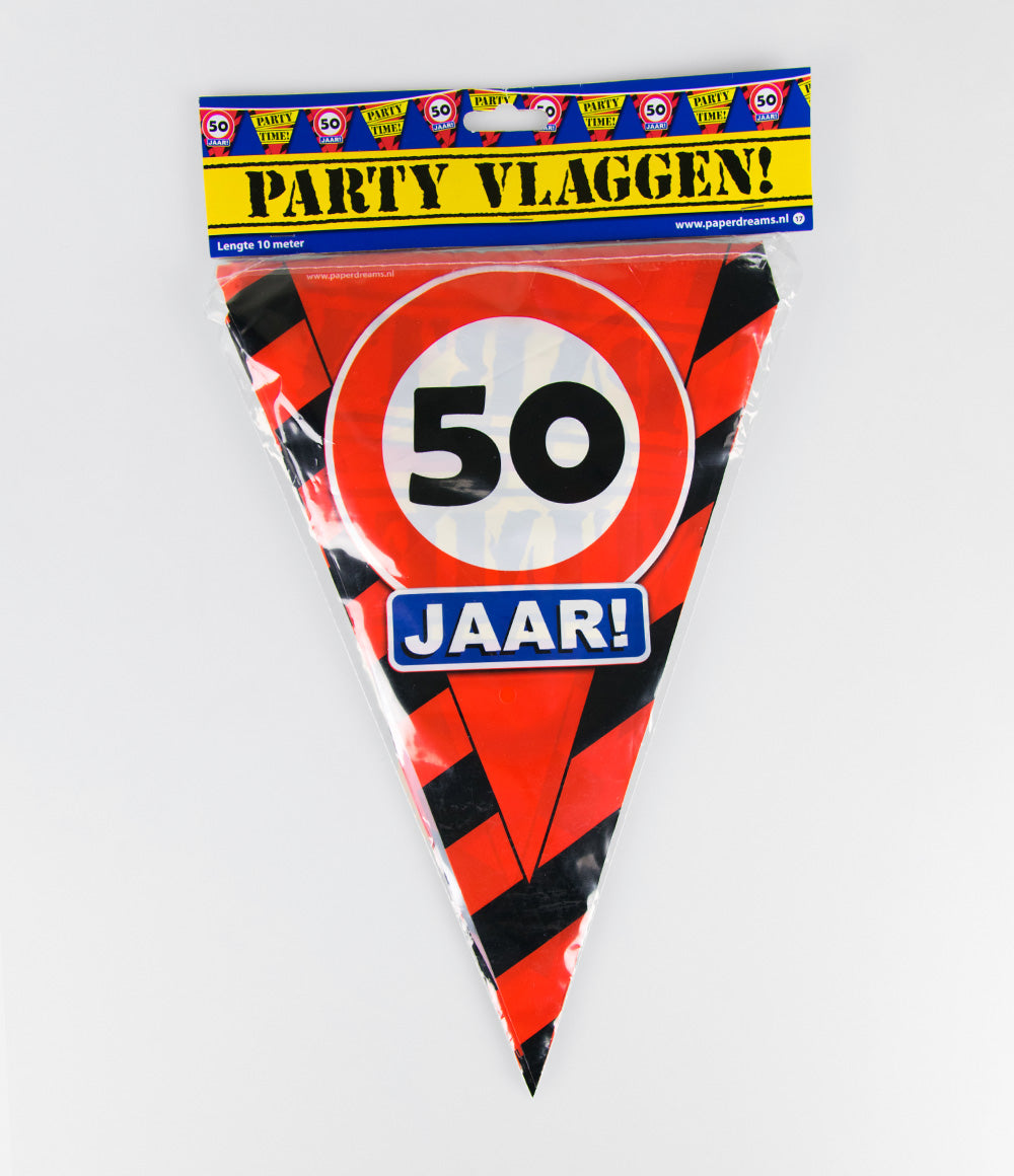 Vlaggenlijn 50 jaar Verkeersbord