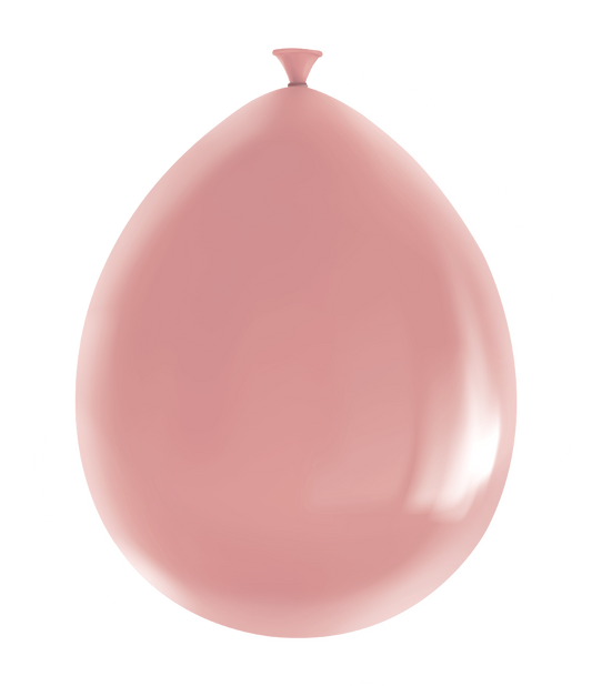 Ballonnen Metallic rosé goud 30cm