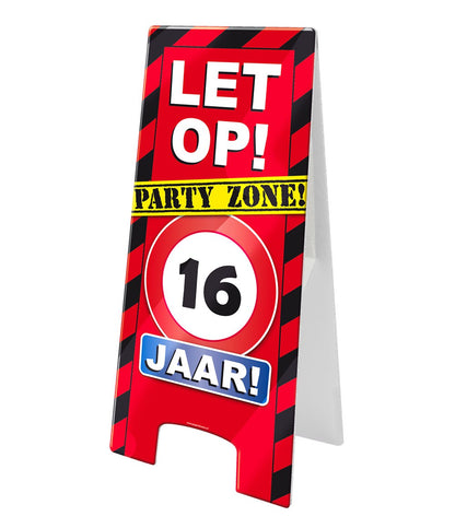 Warning Sign 16 jaar