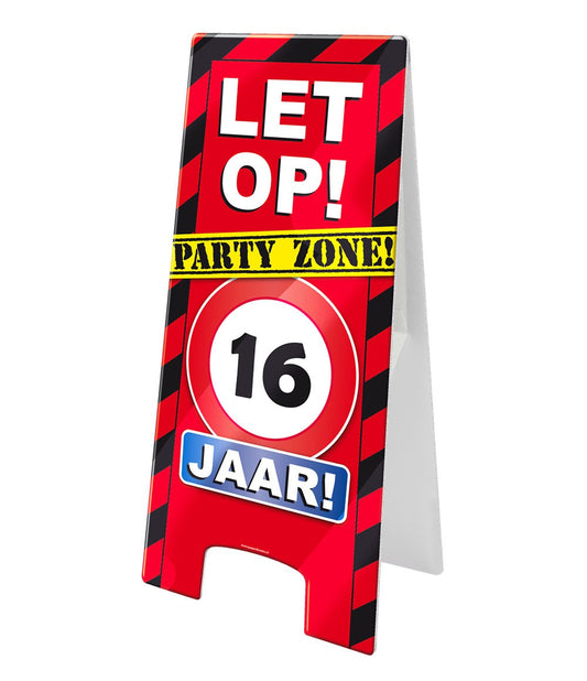 Warning Sign 16 jaar