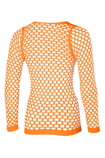 Netshirt neon Oranje