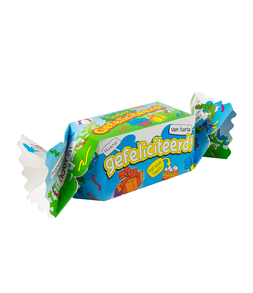 Snoepverpakking Gefeliciteerd