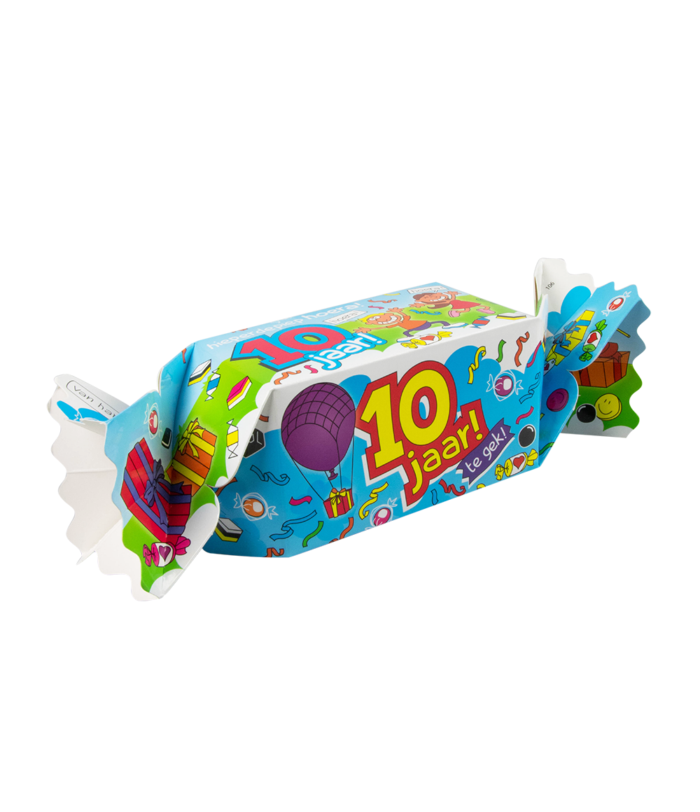 Snoepverpakking 10 jaar