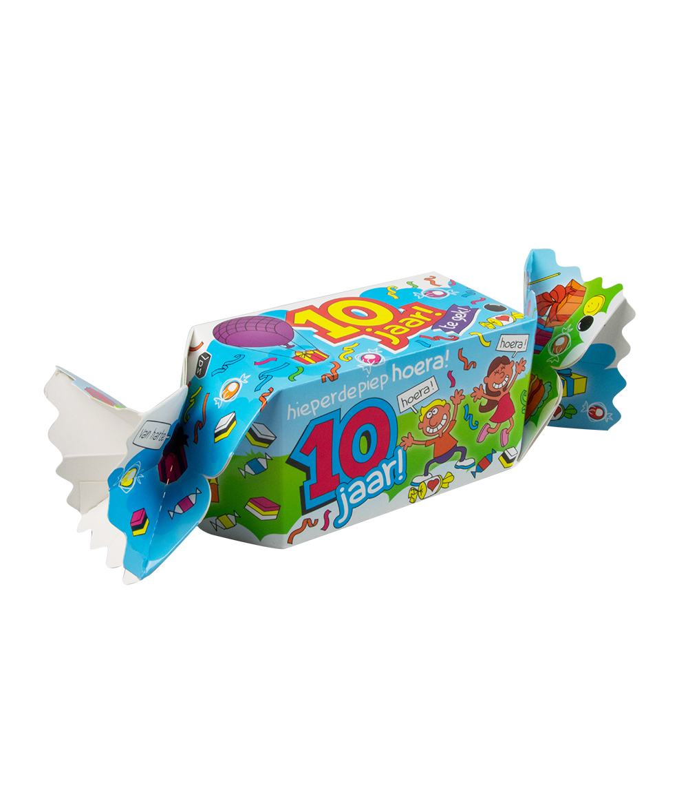 Snoepverpakking 10 jaar