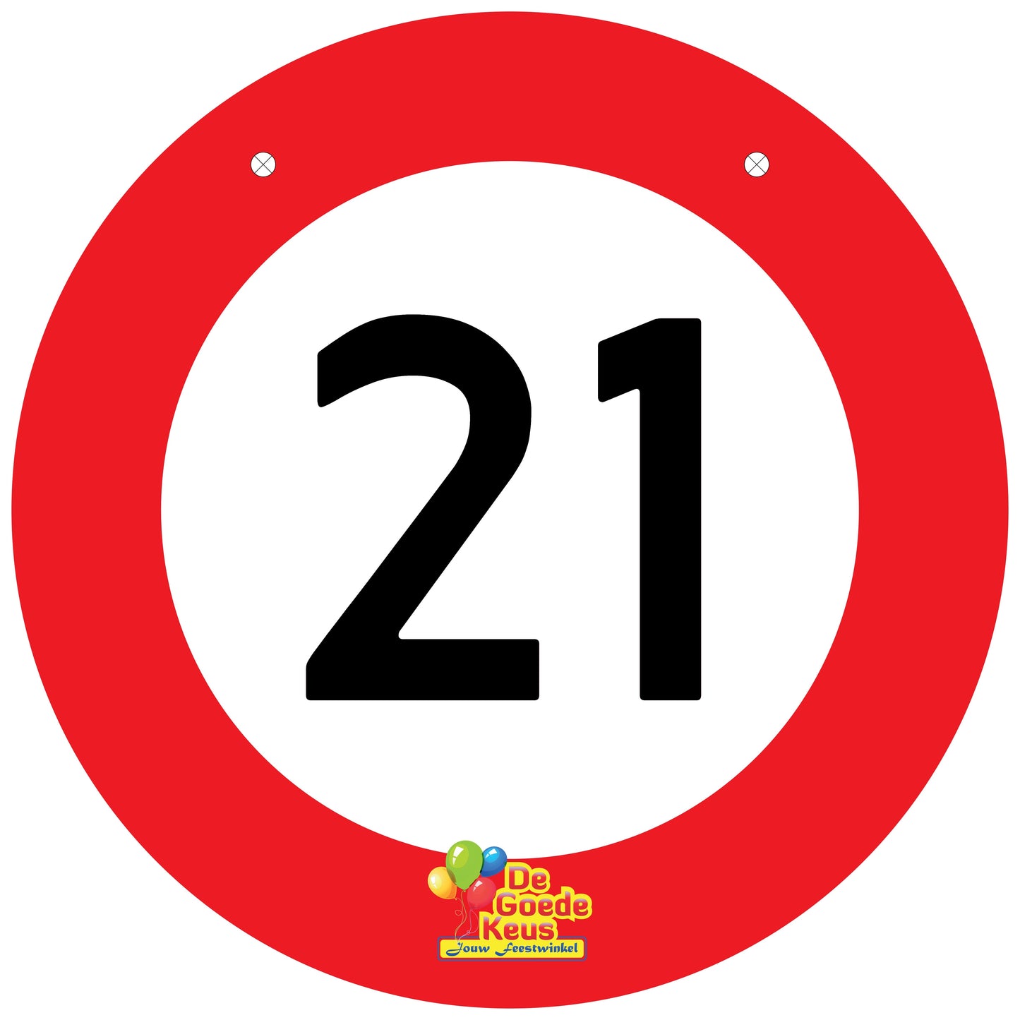 Banner 21 jaar