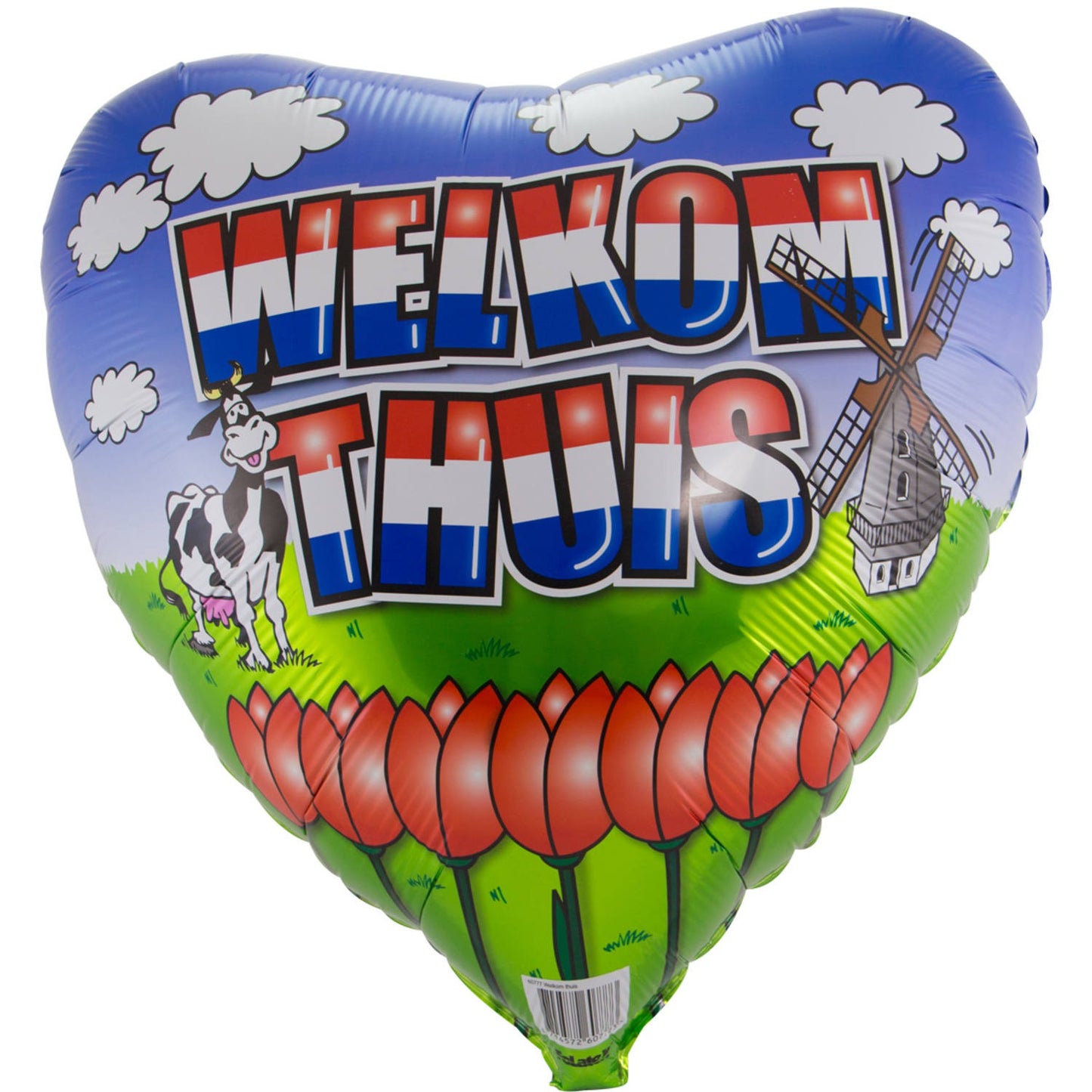 Folieballon Welkom Thuis hart