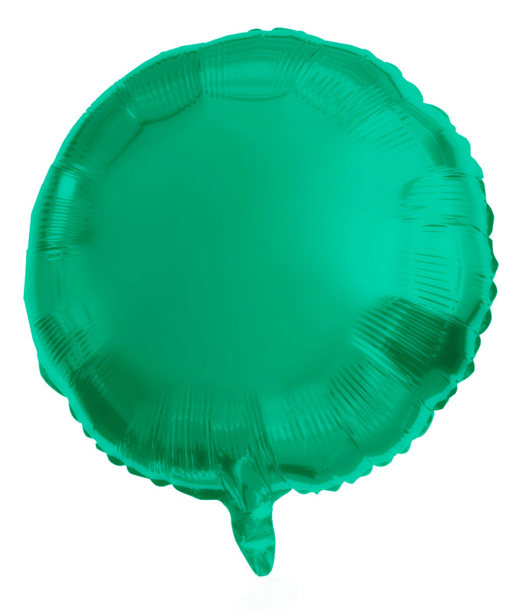 Folie ballon mat Groen rond