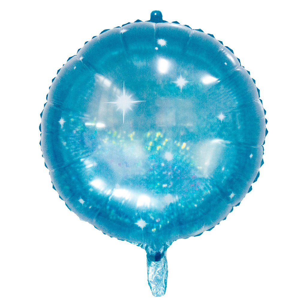 Folie ballon Galactic Aqua rond