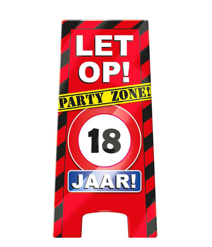 Warning Sign 18 jaar