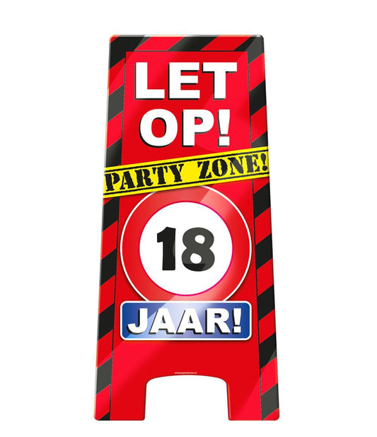 Warning Sign 18 jaar