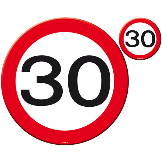 Verkeersbord 30 Groot