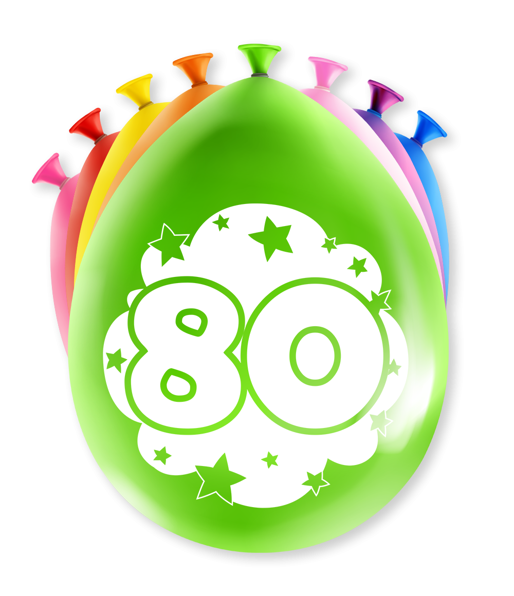Ballonnen 80 jaar