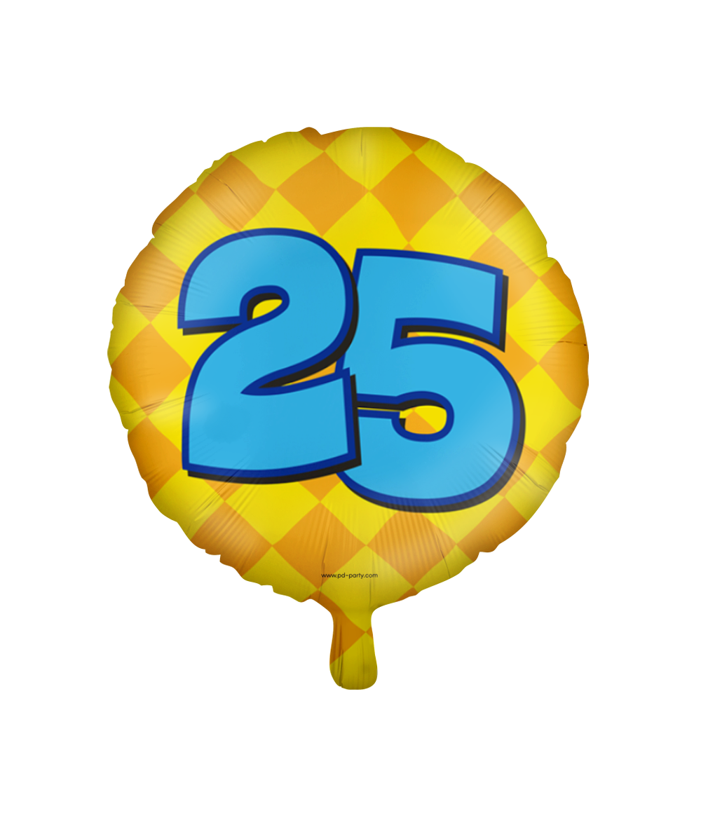 Happy Folieballon 25 jaar
