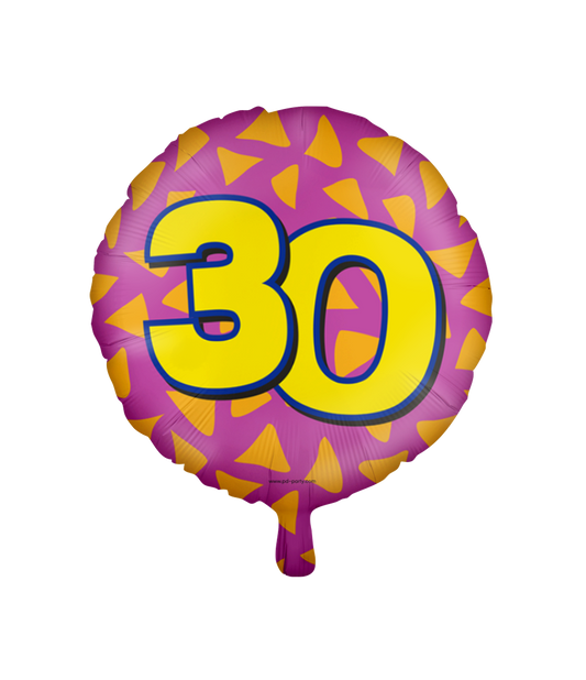 Happy Folieballon 30 jaar