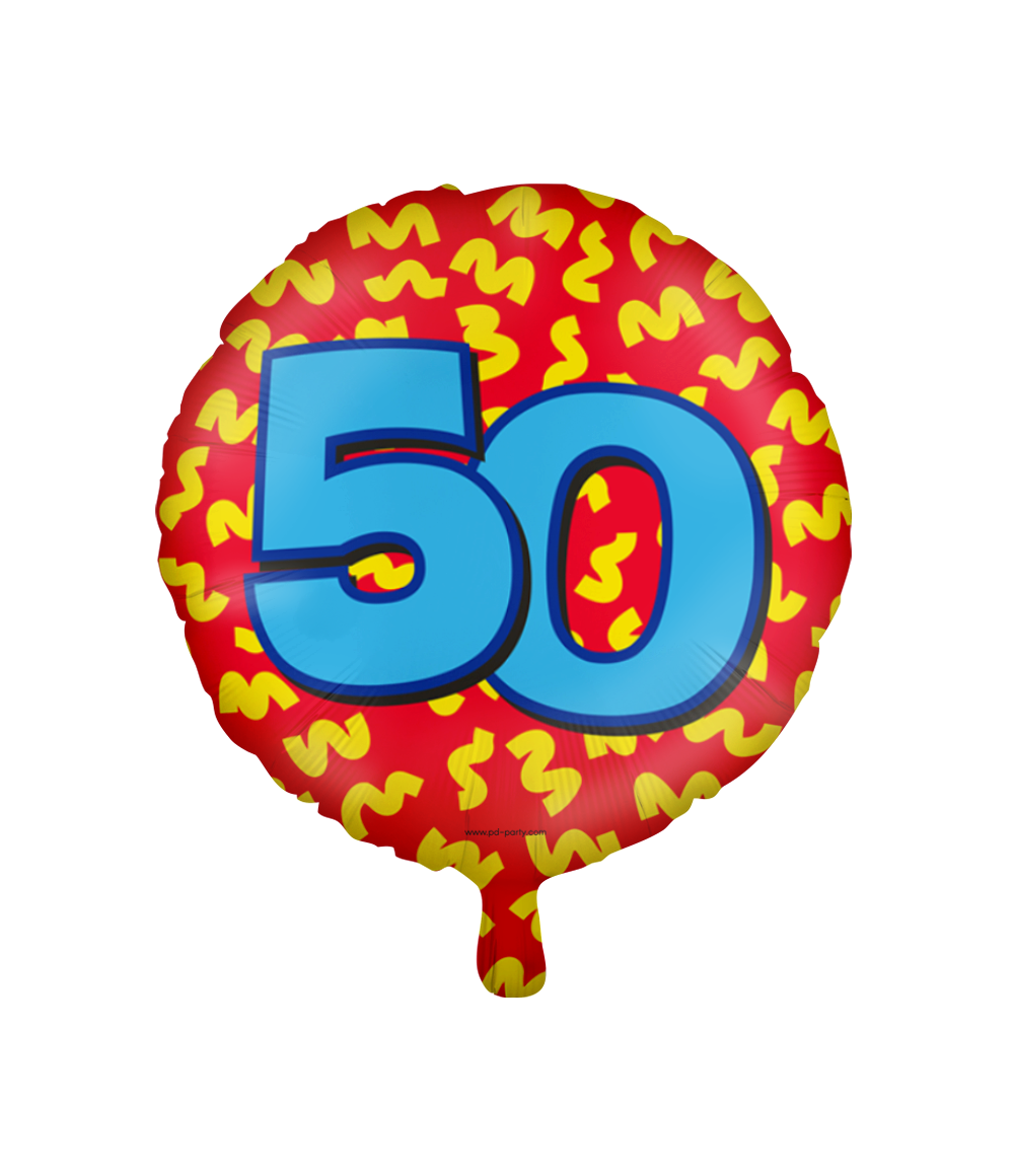 Happy Folieballon 50 jaar