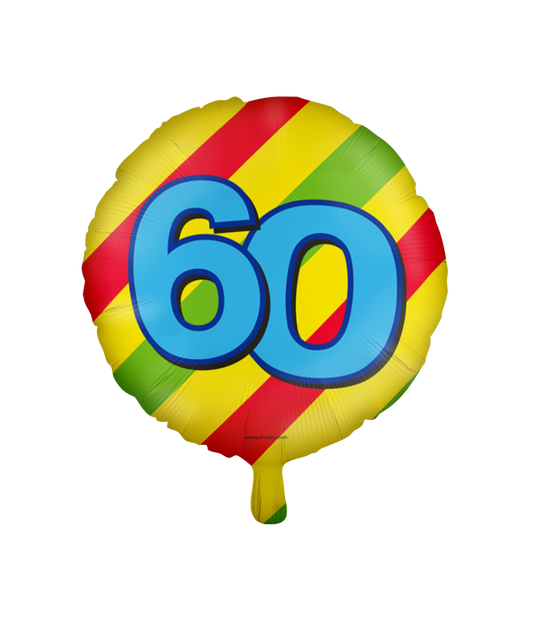 Happy Folieballon 60 jaar