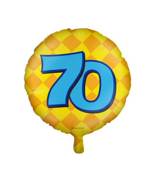 Happy Folieballon 70 jaar