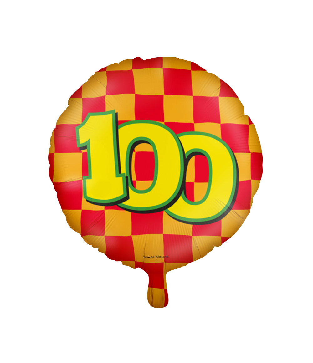 Happy Folieballon 100 jaar