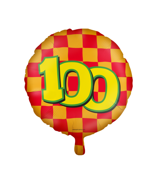 Happy Folieballon 100 jaar