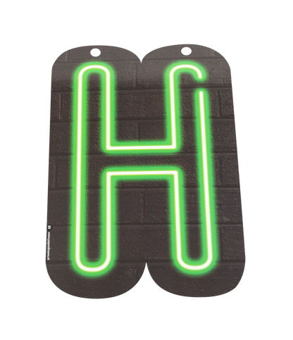 Neon Letter H