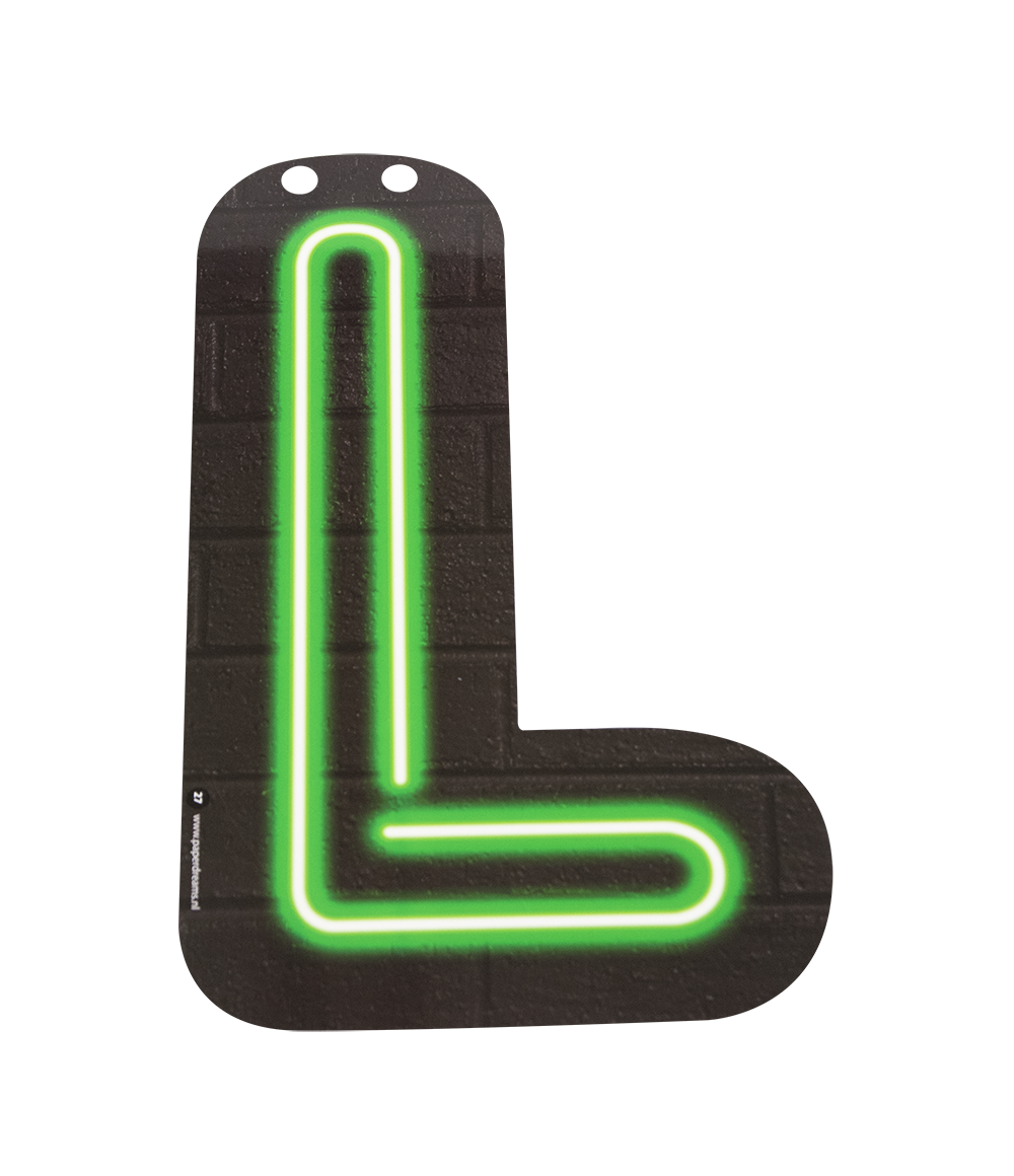 Neon Letter L