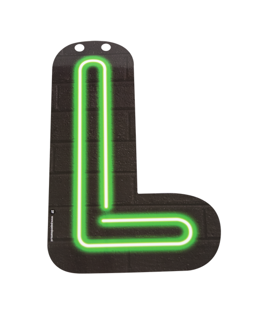 Neon Letter L