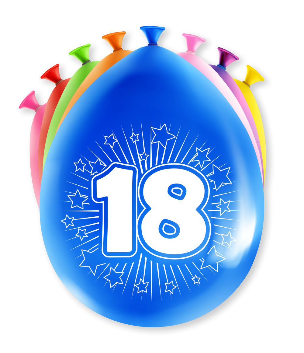 Ballonnen 18 jaar