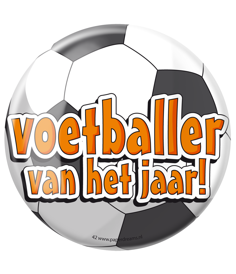 Button XL Voetballer