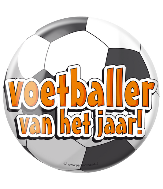 Button XL Voetballer