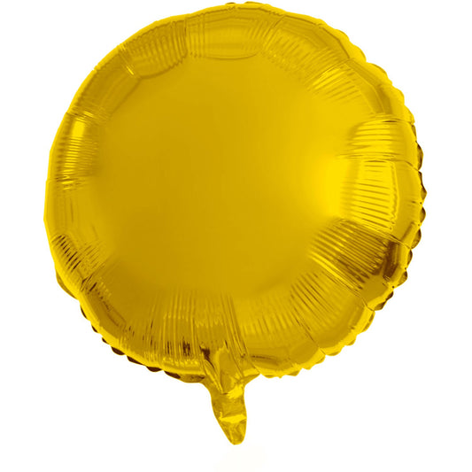 Folie ballon Glans Goud rond