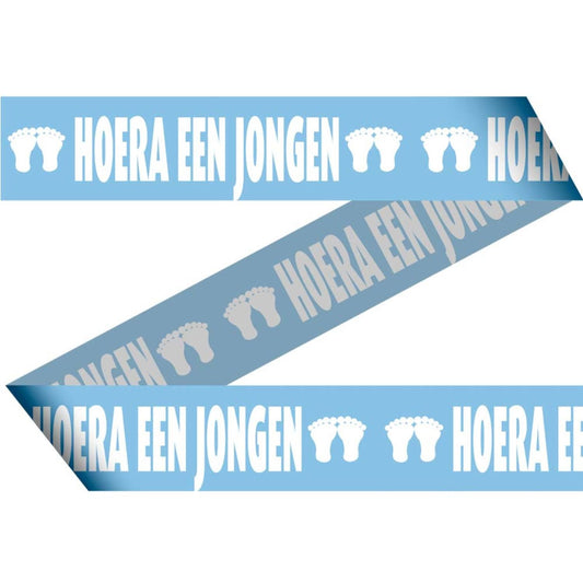 Afzetlint Hoera een Jongen