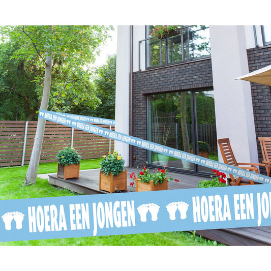 Afzetlint Hoera een Jongen