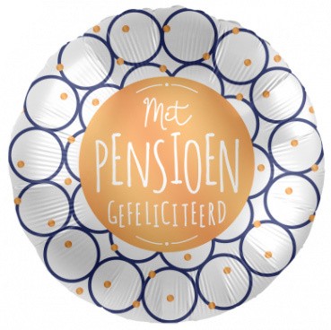 Folieballon Pensioen