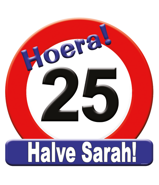Huldeschild Halve Sarah