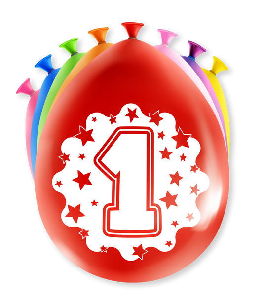 Ballonnen 1 jaar