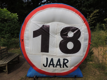 Verkeersbord Leeftijd of Jubileum
