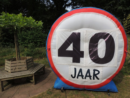 Verkeersbord Leeftijd of Jubileum