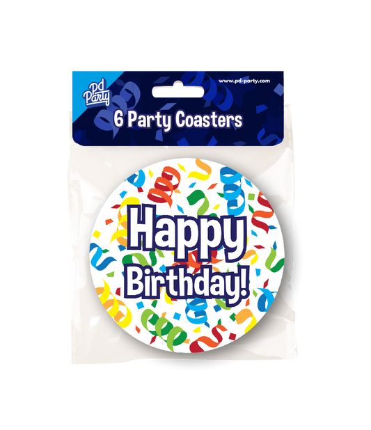 Bierviltjes Happy Birthday