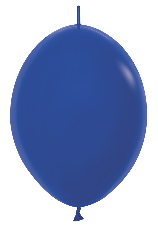 Link o Loon ballon Konings Blauw 30cm