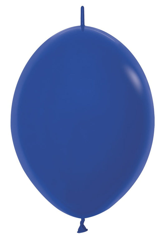 Link o Loon ballon Konings Blauw 30cm
